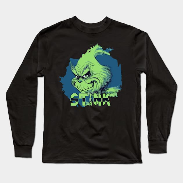 Grinch Long Sleeve T-Shirt by Pixy Official